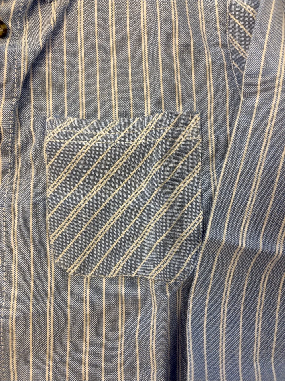 Angel & Rocket Boys Blue Stripe Button-Down Shirt size 7 years